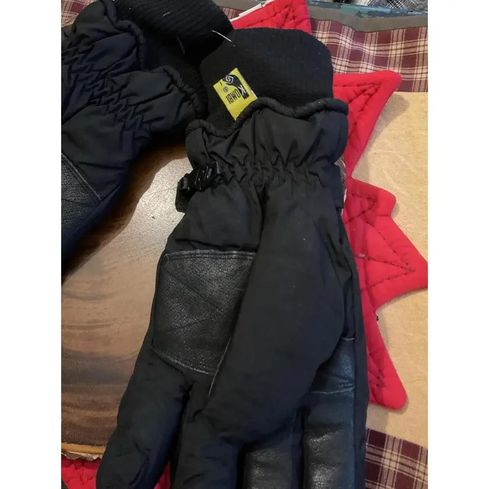 Kombi Black Insulated Winter Gloves - Size Large